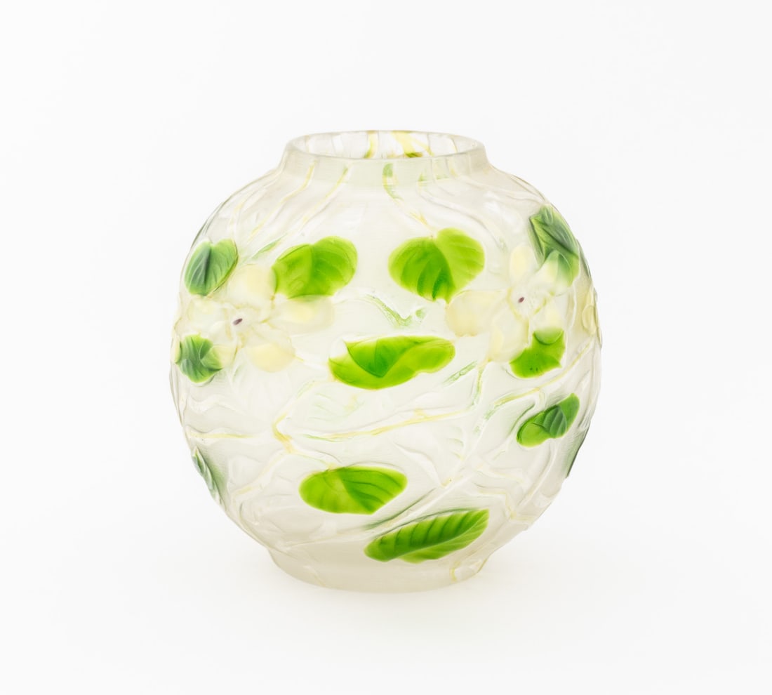 Tiffany Studios Cameo Millefiori Vase, 1908 - 10