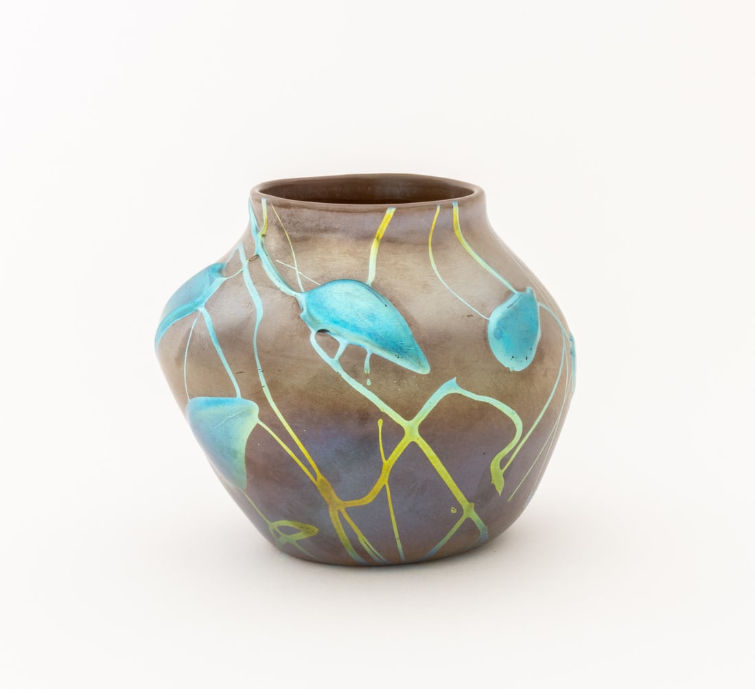 Tiffany Studios Favrile Glass Vase - 8