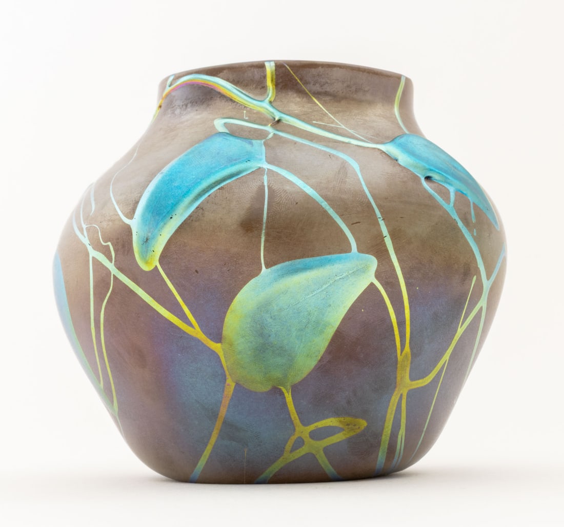 Tiffany Studios Favrile Glass Vase - 9