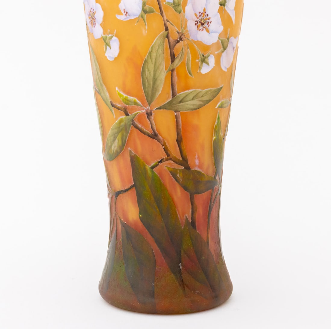 Daum Nancy Cameo and Enameled Glass Vase, ca. 1900 - 3