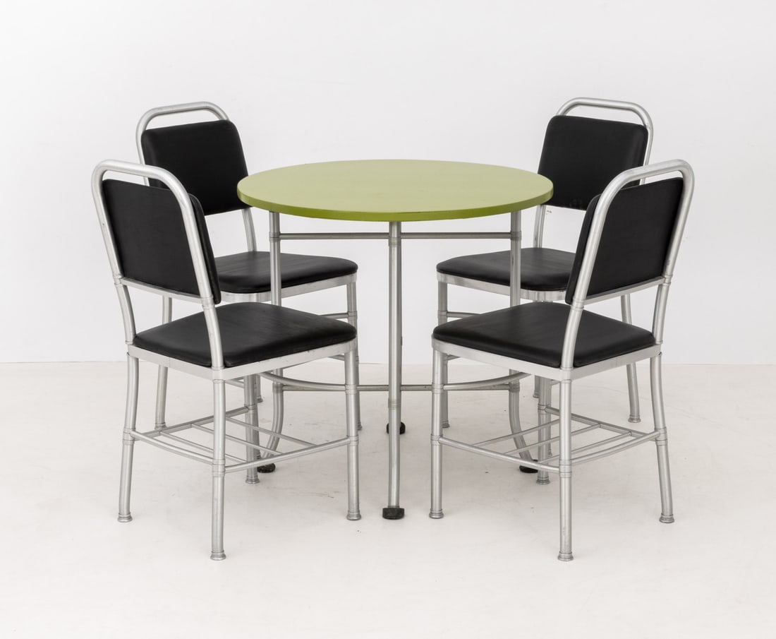 Warren McArthur Art Deco Table & Chairs, ca. 1933 - 2