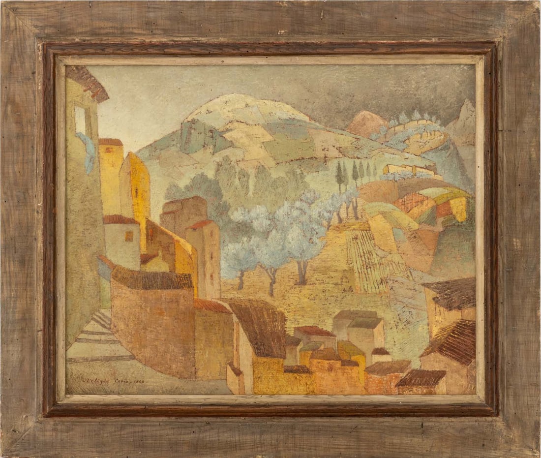 Letizia Cerio "Anticoli Corrado" Oil, 1958 (1 of 10)