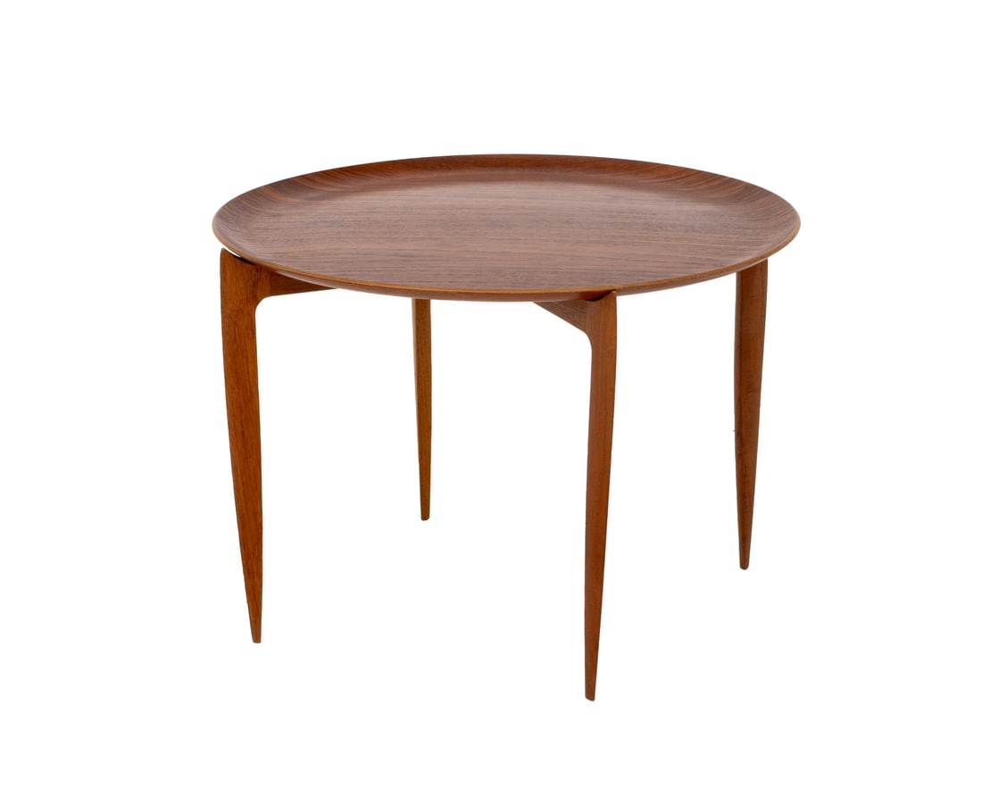 Fritz Hansen Teak Folding Tray Table (1 of 9)