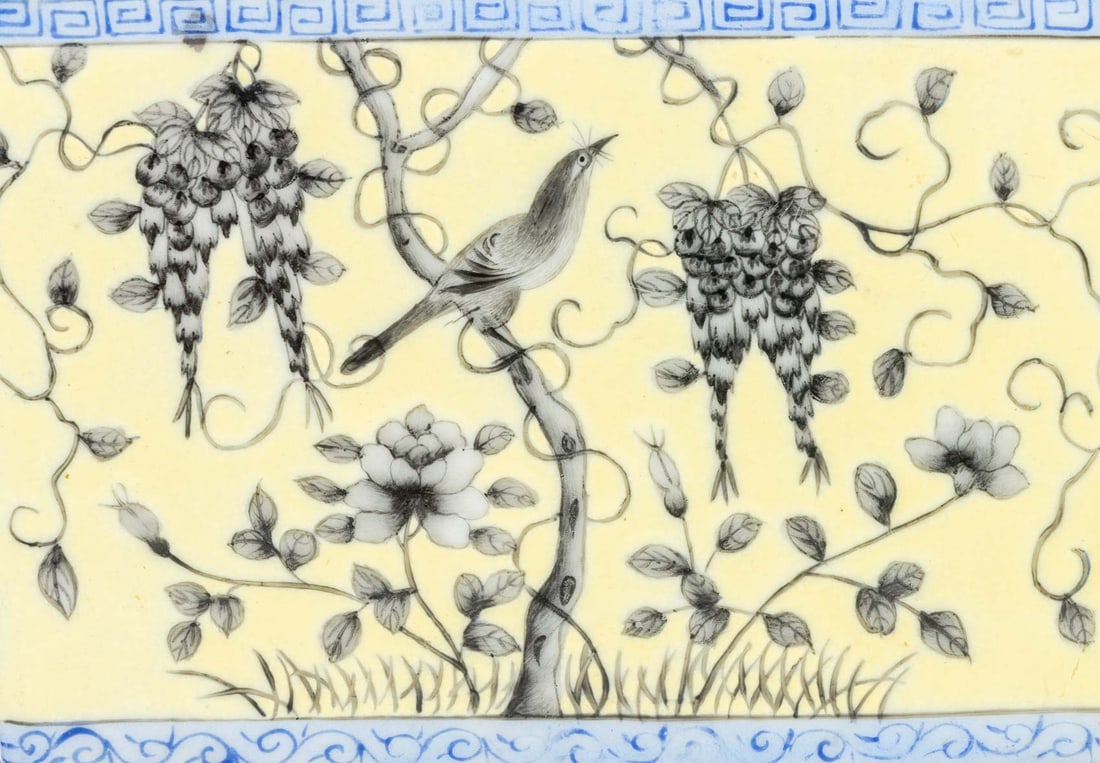 Chinese Famille Jaune Porcelain Jardinieres, Pair - 4