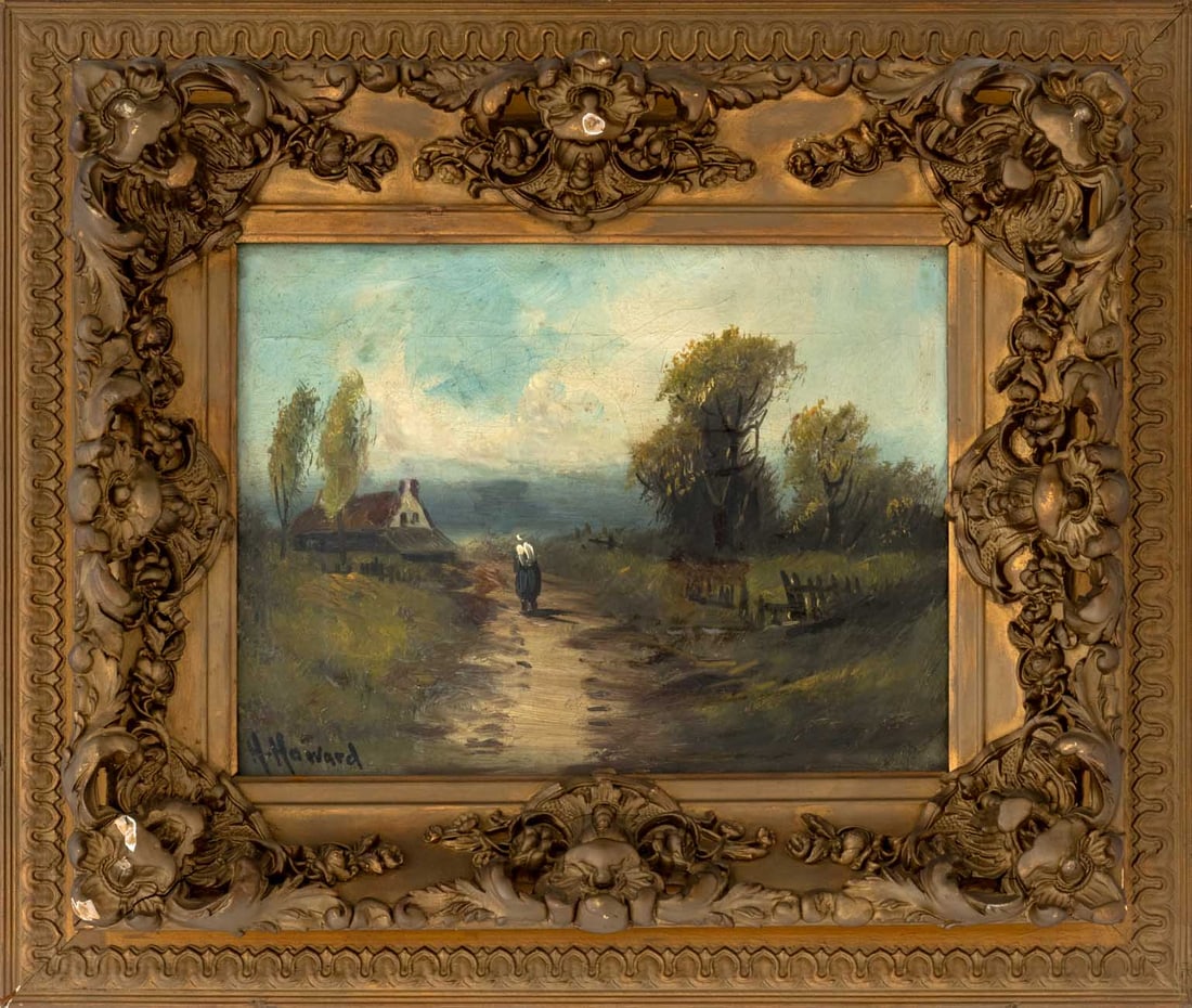 Hugh Huntington Howard Landscape Oil on Canvas (1 of 8)
