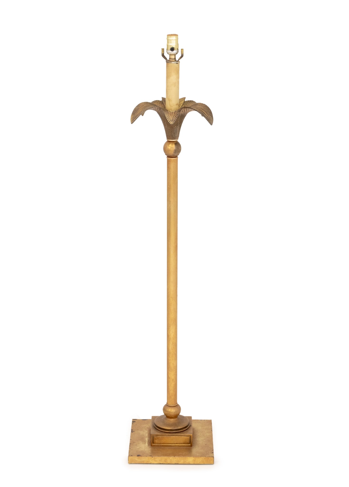 Hollywood Regency Style Palm Tree Form Floor Lamp (1 of 7)