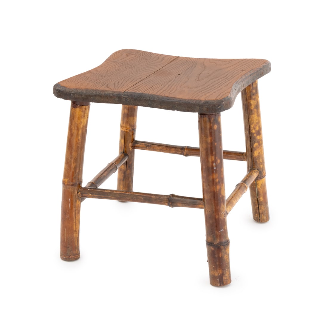 Aesthetic Movement Style Bamboo Stool (1 of 8)