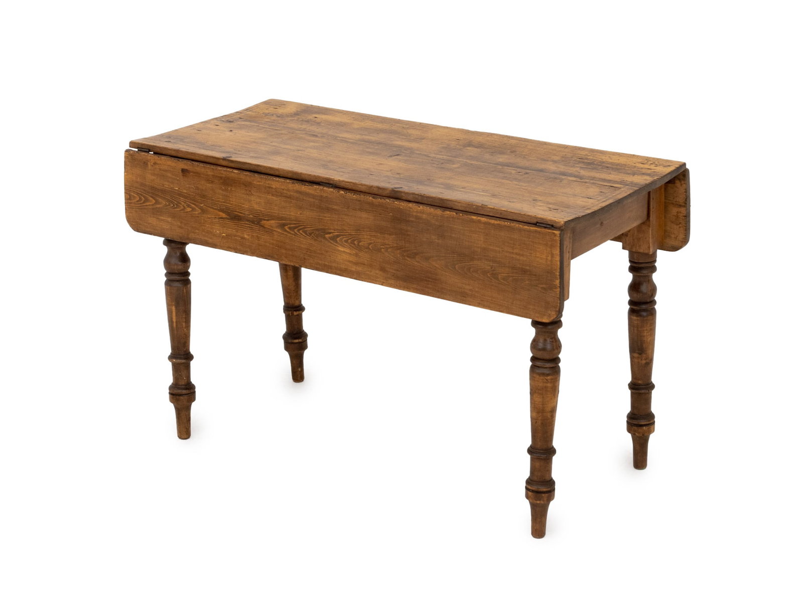 French Provincial Ash Drop Leaf Table, 19th C. (1 of 7)