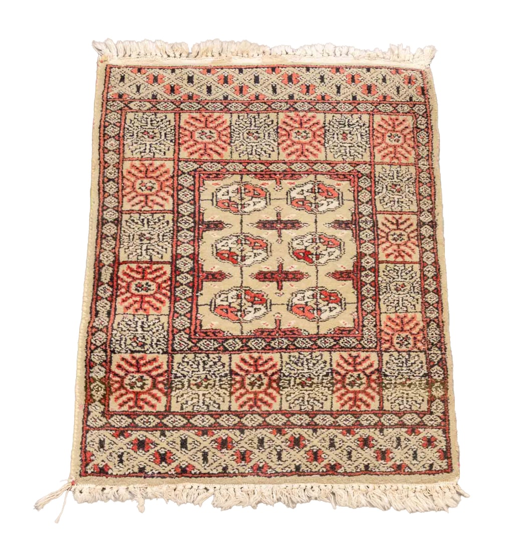 Persian Soumak Prayer Rug, 2' 10.5" x 1' 11.5" (1 of 7)