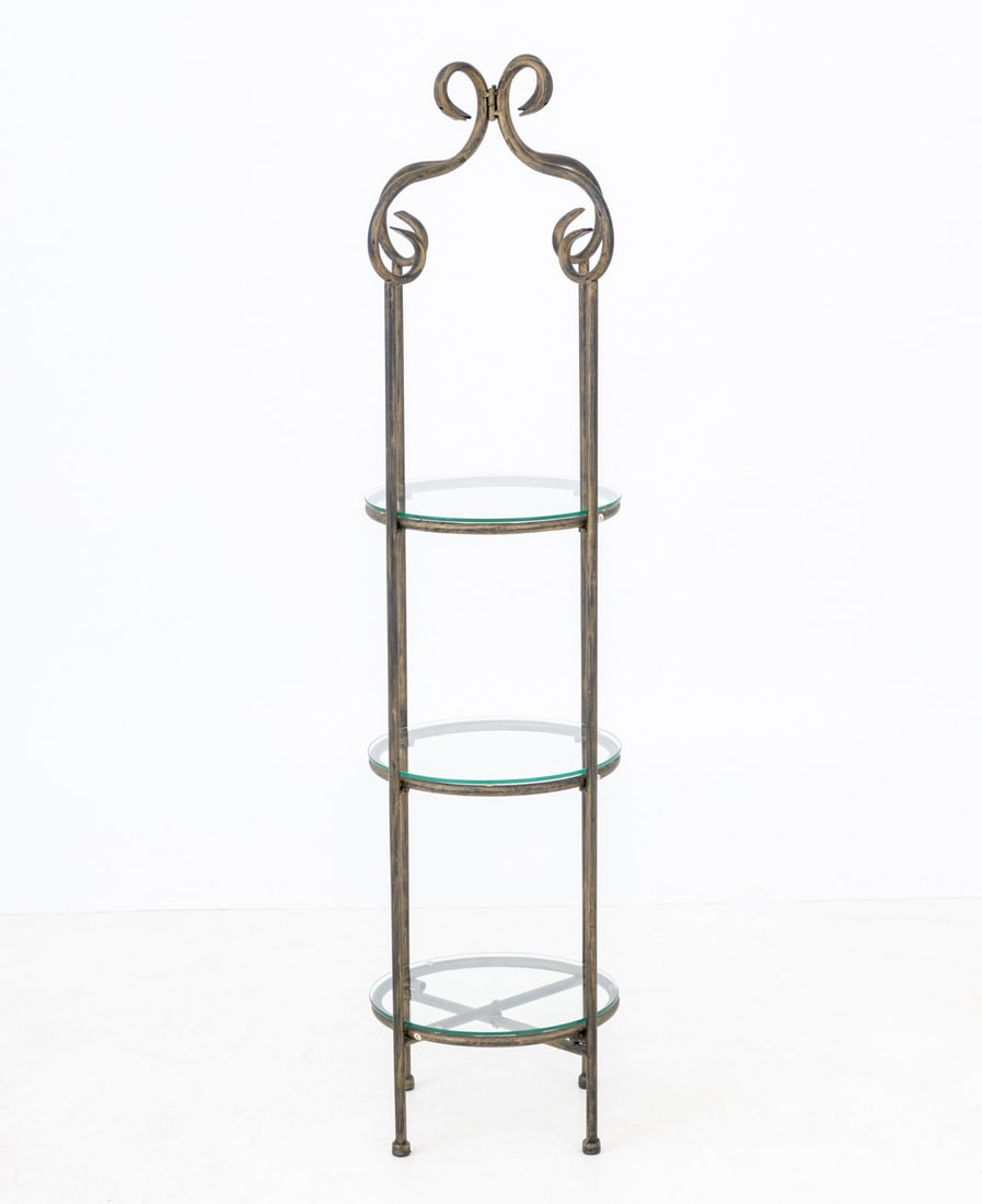 Contemporary Scrollwork Three-Tier Etagere - 2