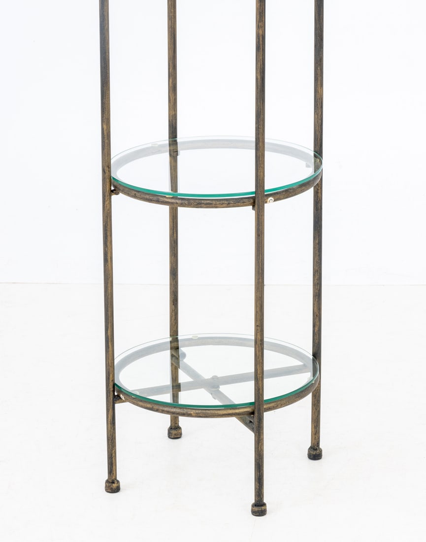 Contemporary Scrollwork Three-Tier Etagere - 4