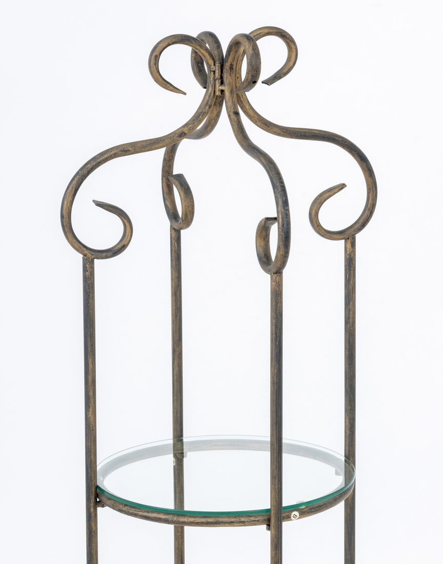 Contemporary Scrollwork Three-Tier Etagere - 5