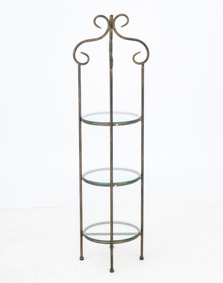Contemporary Scrollwork Three-Tier Etagere - 7