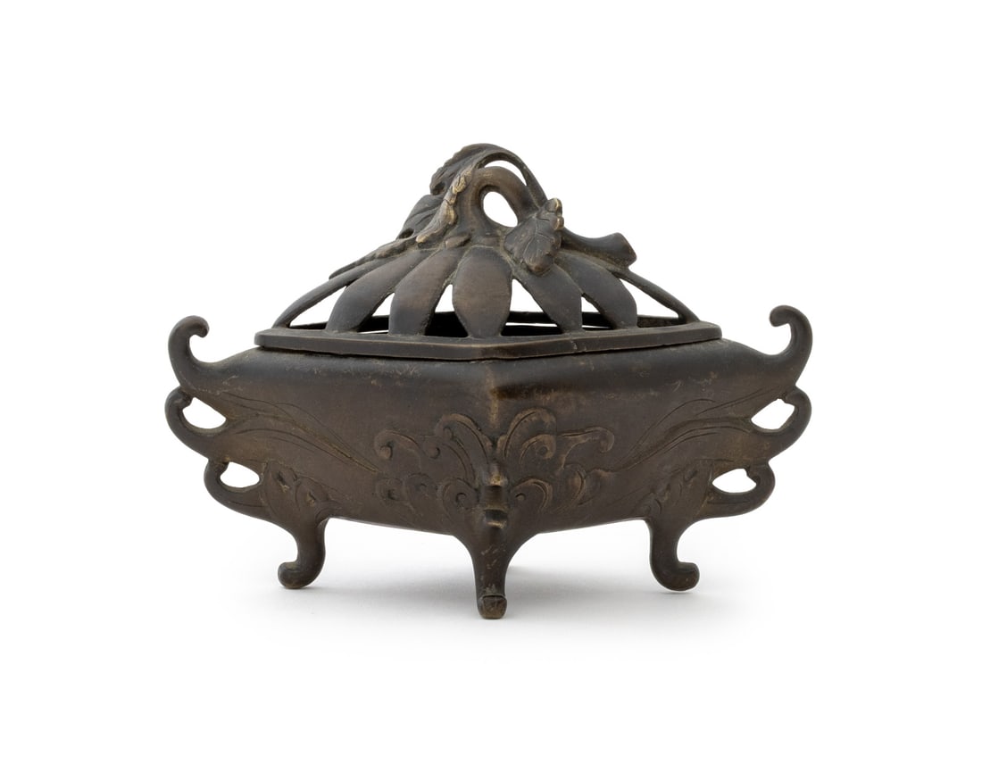 Japanese Patinated Bronze Censer (1 of 9)