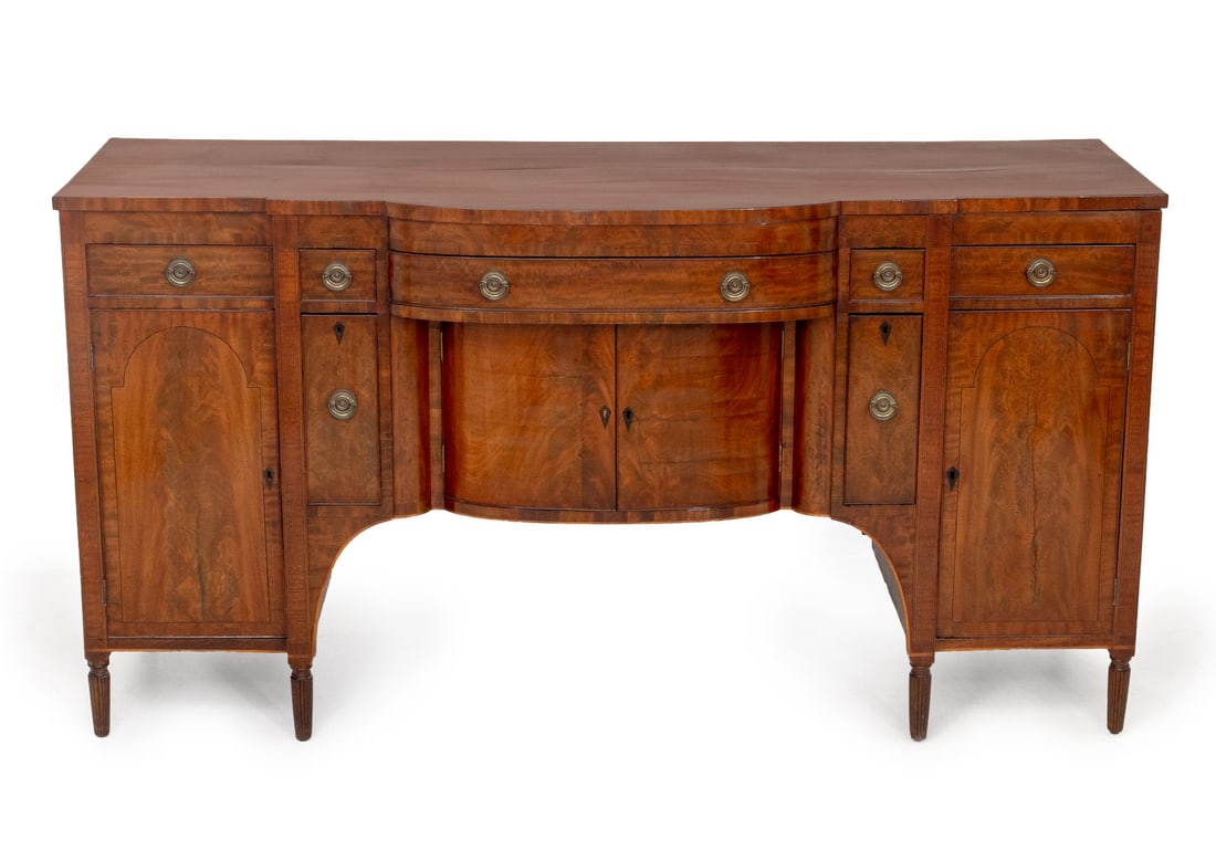 American Federal Figured Mahogany Sideboard (1 of 9)