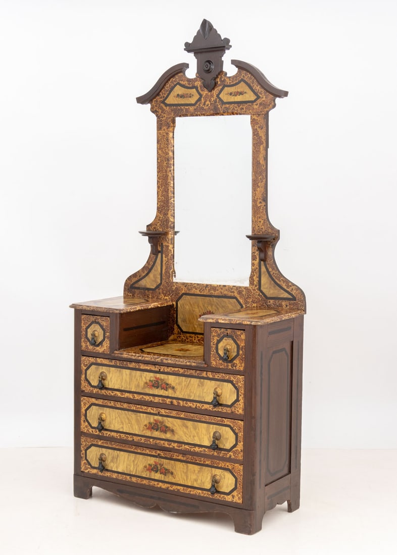 American Grain Painted Dressing Table - 5