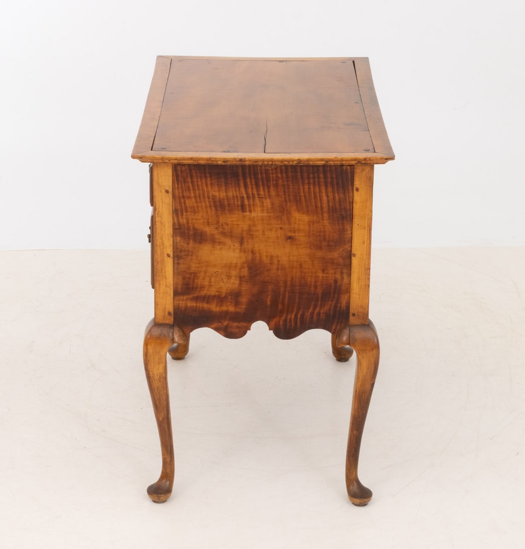 American Chippendale Maple Lowboy - 8