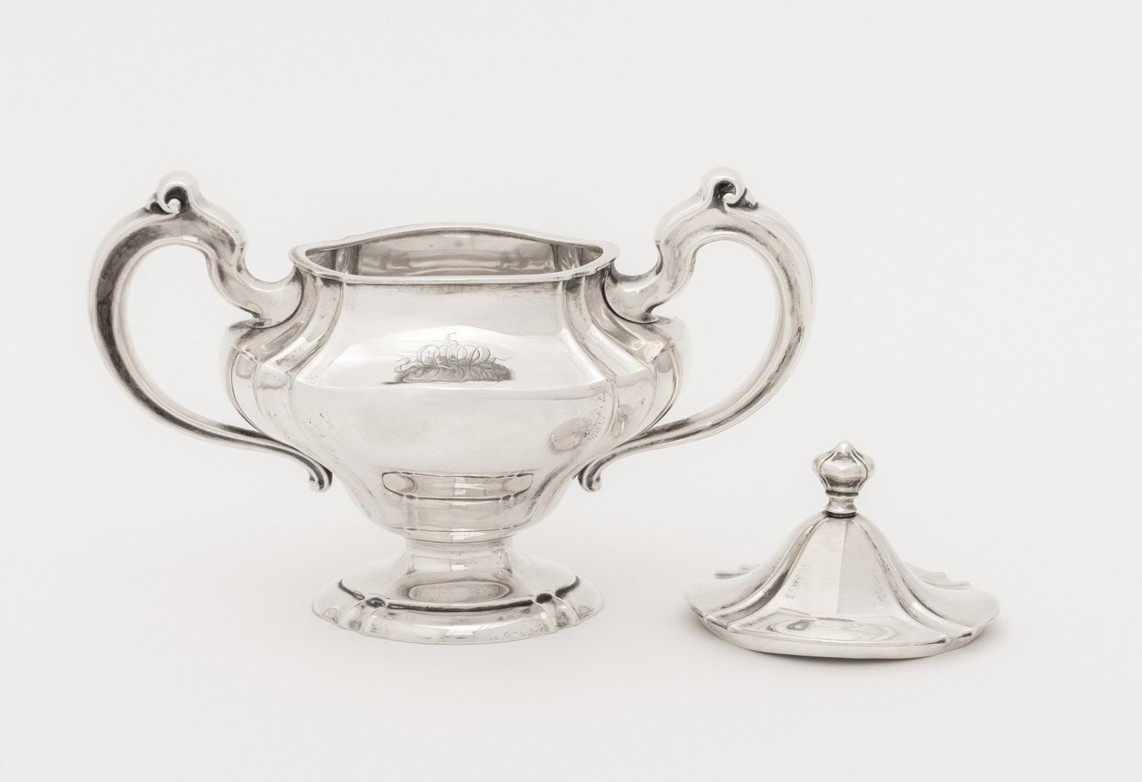 International Sterling Silver Tea Set, 3 Pcs. - 6