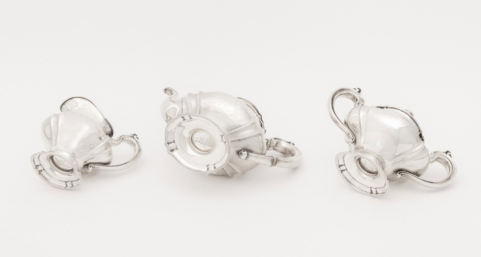 International Sterling Silver Tea Set, 3 Pcs. - 9