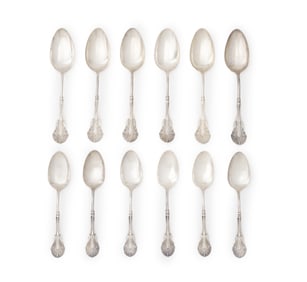 Shiebler & Co. "Corinthian" Sterling Spoons, 12