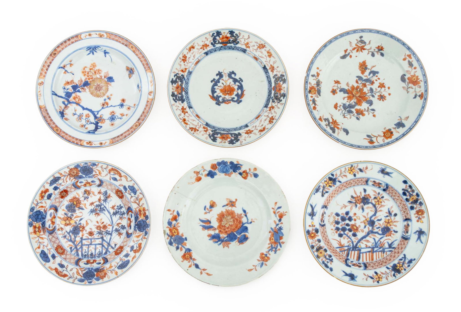 Chinese Export Porcelain Imari Plates, 6 (1 of 13)