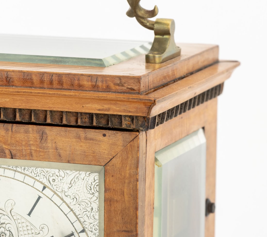 Georgian Walnut Fusee Bracket Clock - 4