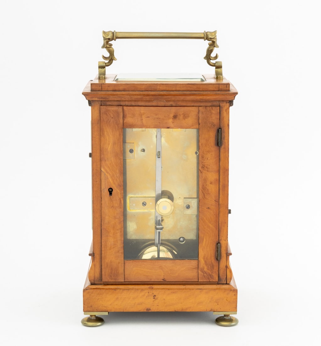 Georgian Walnut Fusee Bracket Clock - 7
