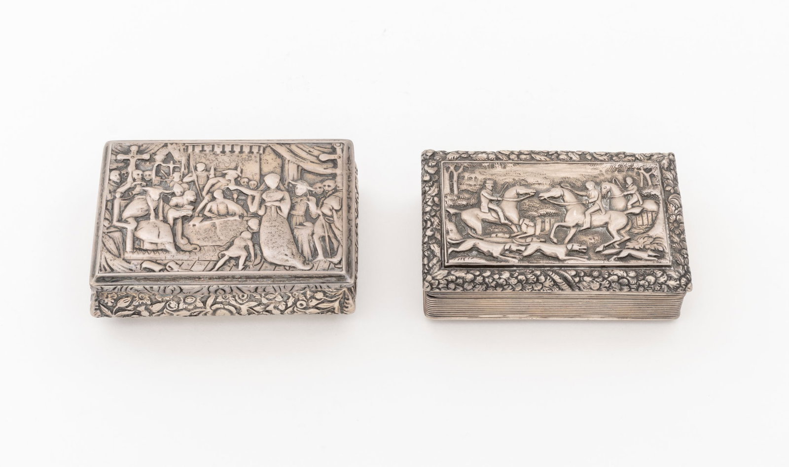 Georgian Sterling Silver Snuff Boxes, 2 - 2