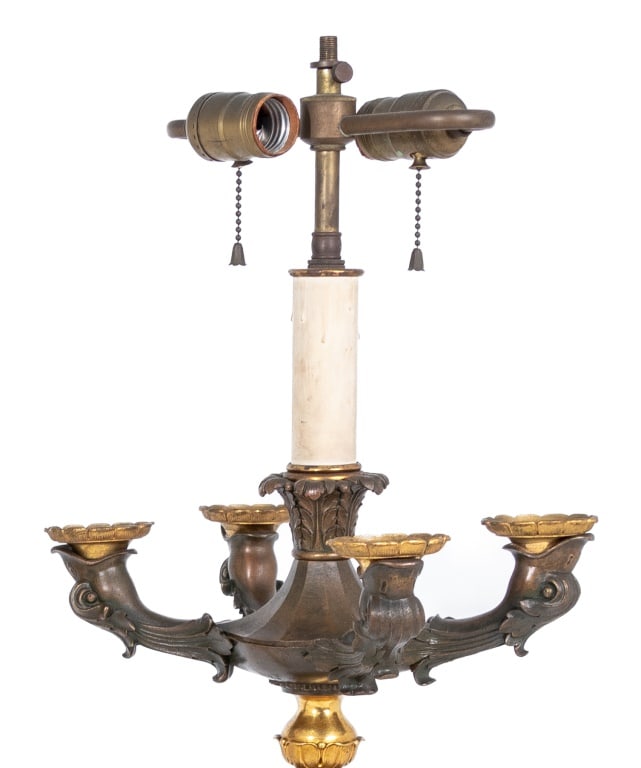 Restauration Ormolu and Bronze Candelabra, Pair - 2