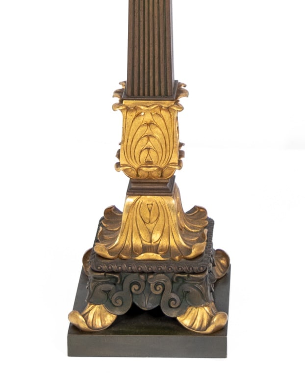 Restauration Ormolu and Bronze Candelabra, Pair - 3