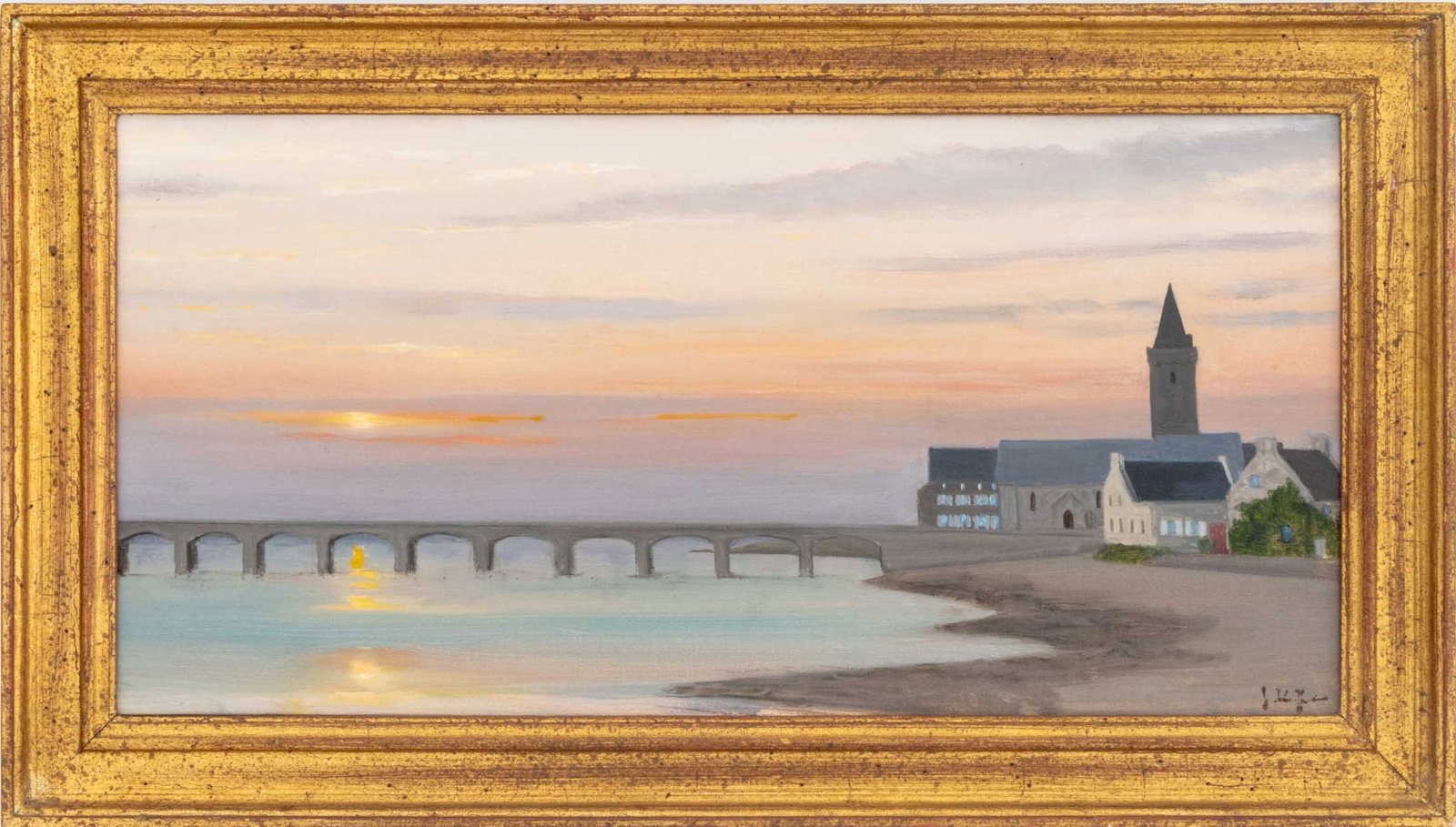 Joseph Keiffer "Port Bail" Oil on Canvas, 1999 (1 of 9)