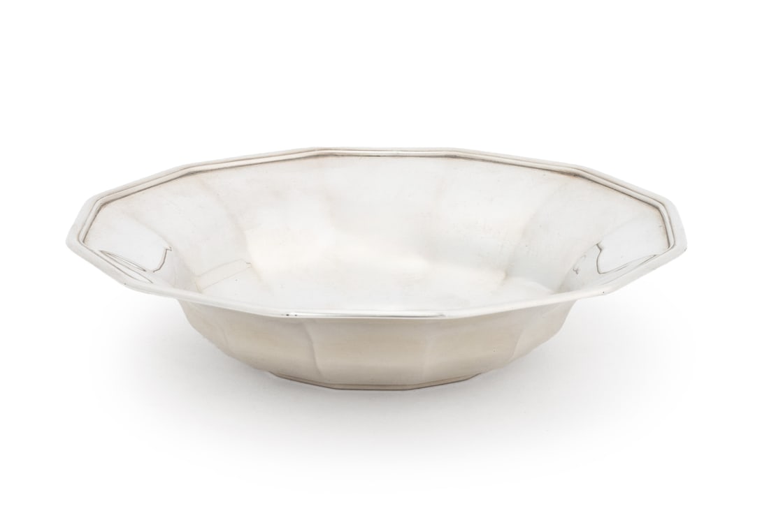Tiffany & Co. Makers Sterling Silver Polygon Bowl (1 of 8)