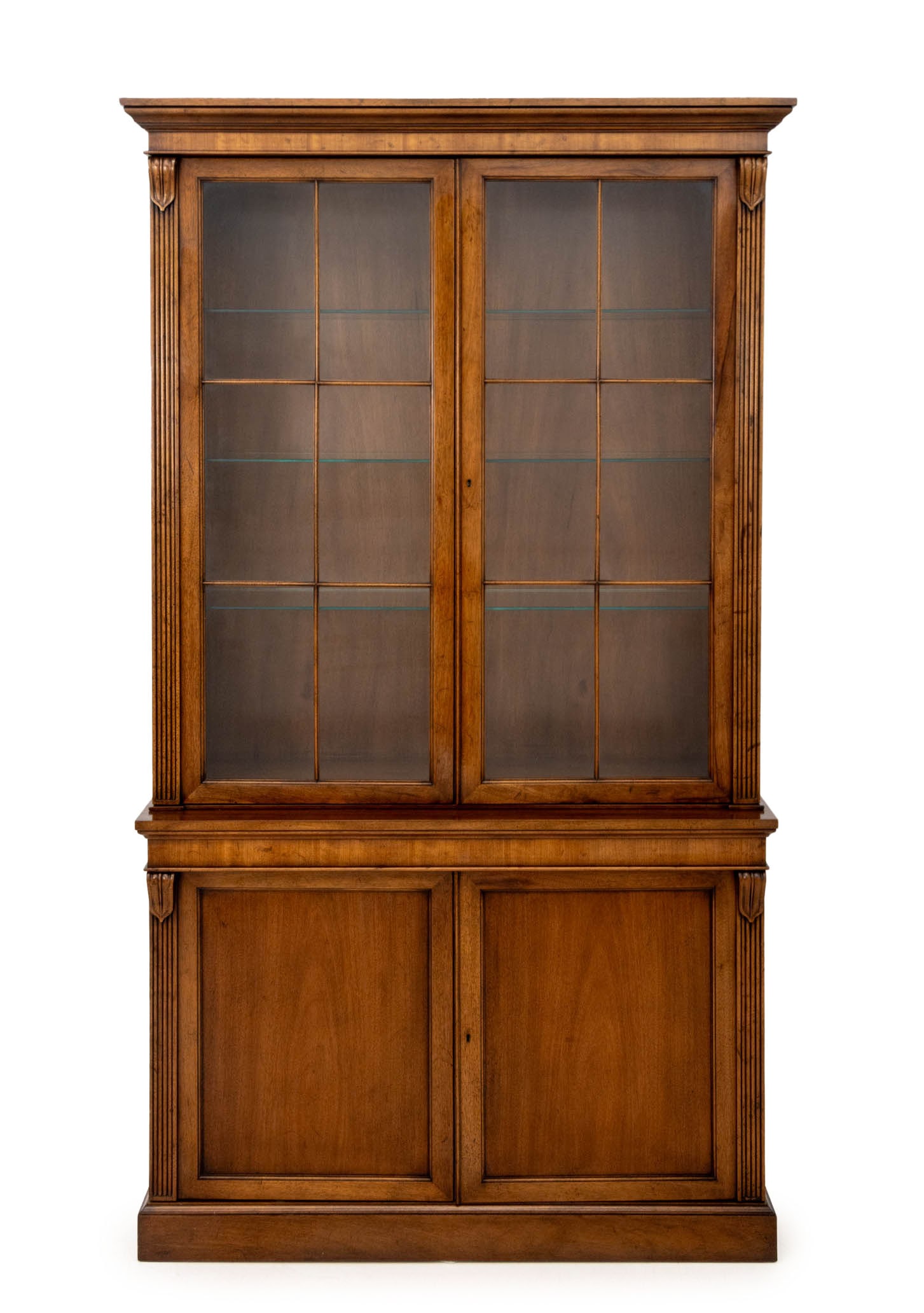 American Federal Style Mahogany Display Cabinet (1 of 11)