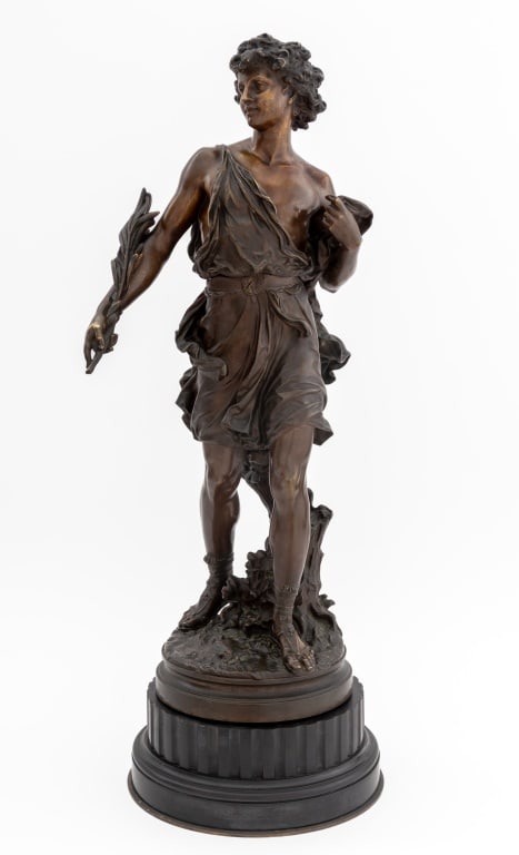 Hippolyte Moreau "Hippomene" Bronze Sculpture (1 of 8)