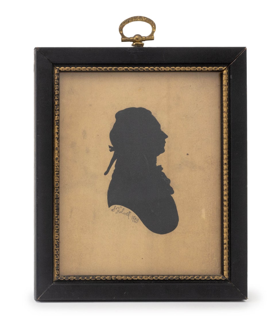 Samuel Fowell Hollow Cut Silhouette, 1789 (1 of 5)