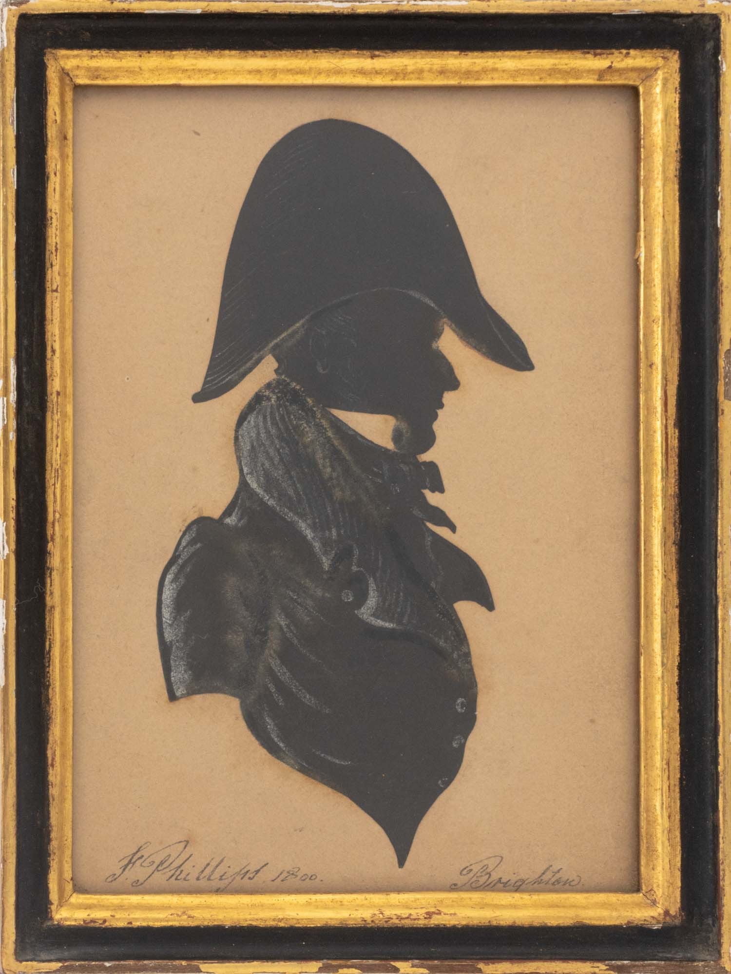 H. Phillips British Officer Silhouette, 1800 (1 of 7)