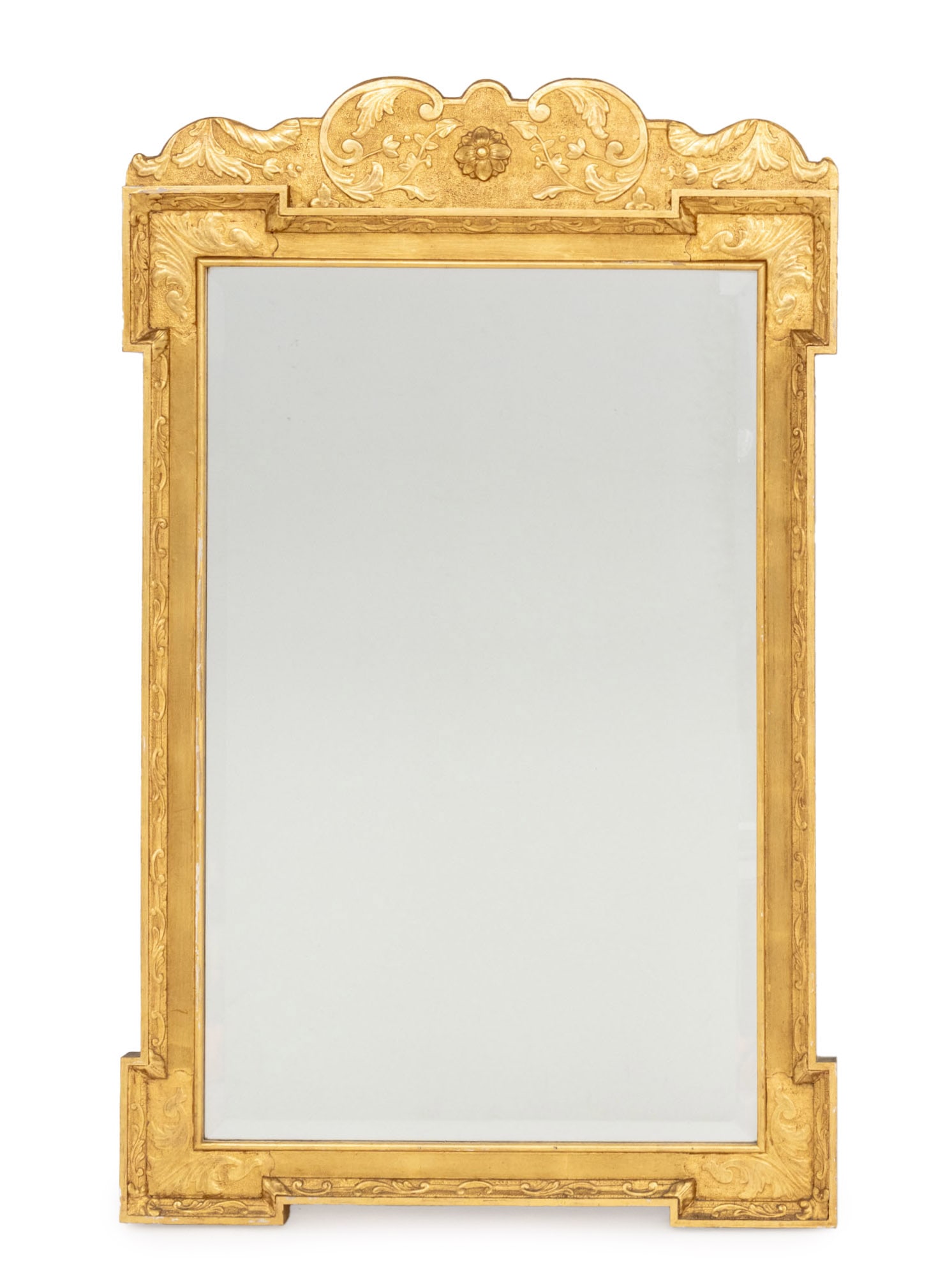 George I Style Giltwood Framed Beveled Mirror (1 of 9)
