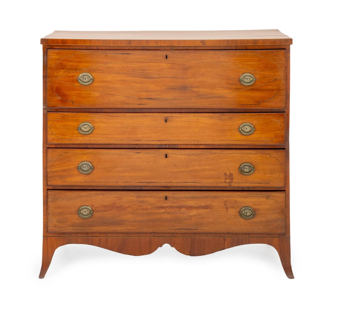 American Federal Mahogany Butler's Secretary (1 of 10)