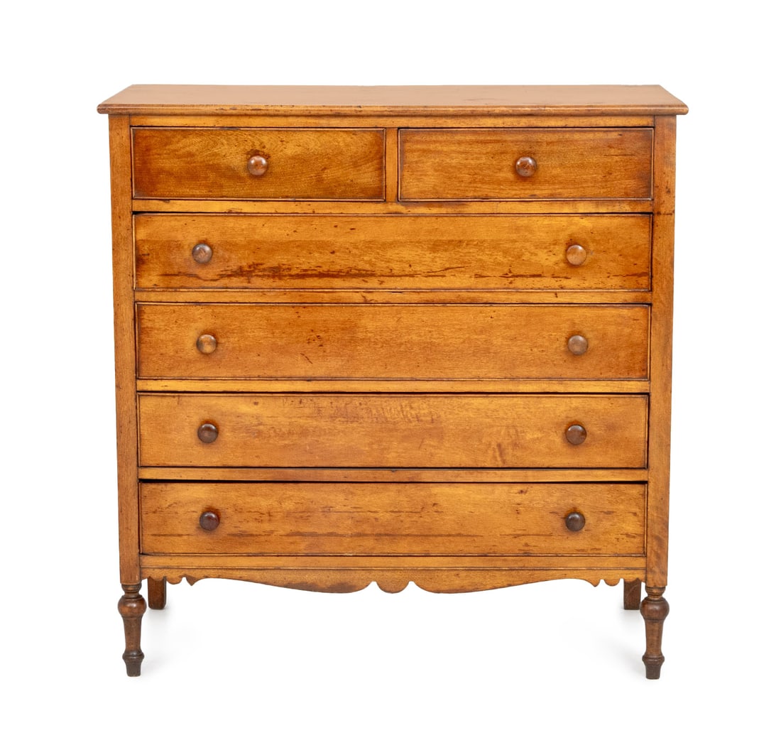 American Federal Mahogany Chest of Drawers (1 of 9)
