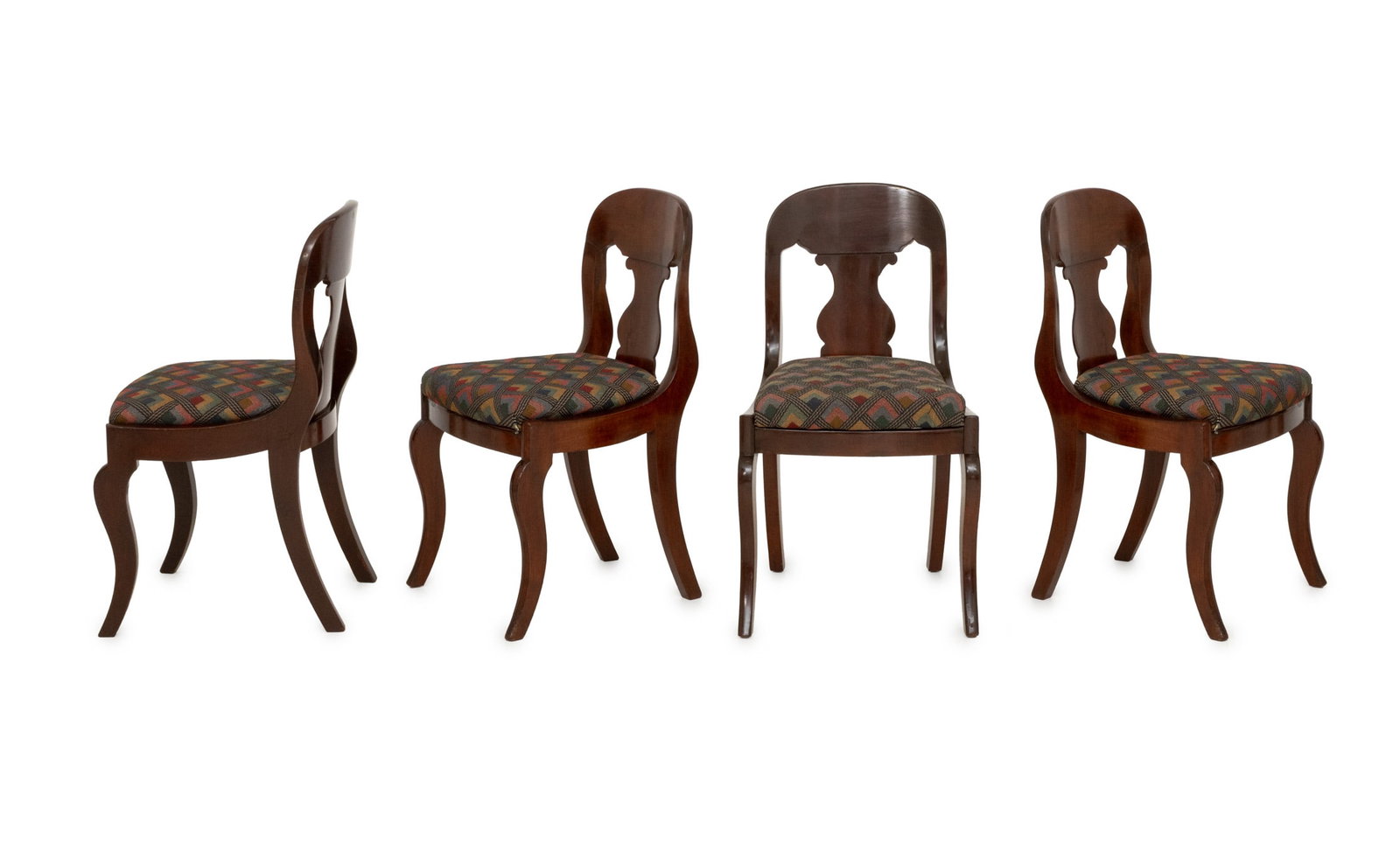 American Classical Mahogany Dining Chairs, 4 (1 of 10)