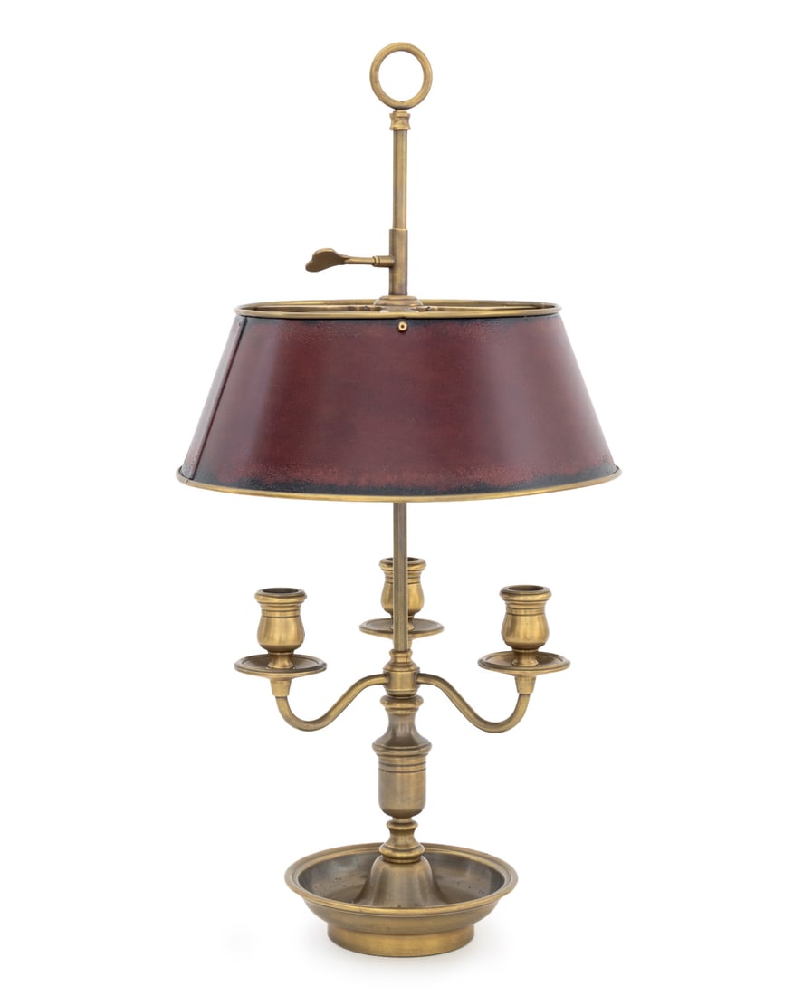 French Style Brass Bouillotte Lamp (1 of 8)