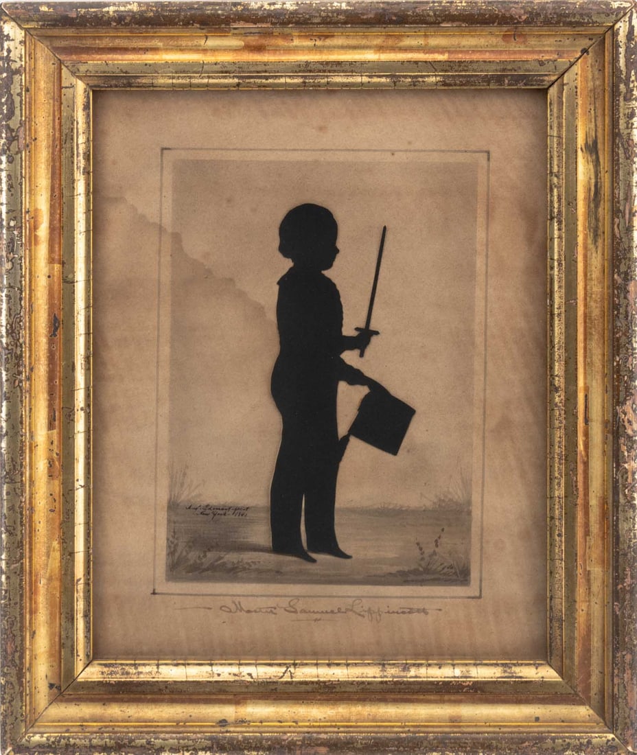 Augustin Edouart Portait Silhouette, 1840 (1 of 7)