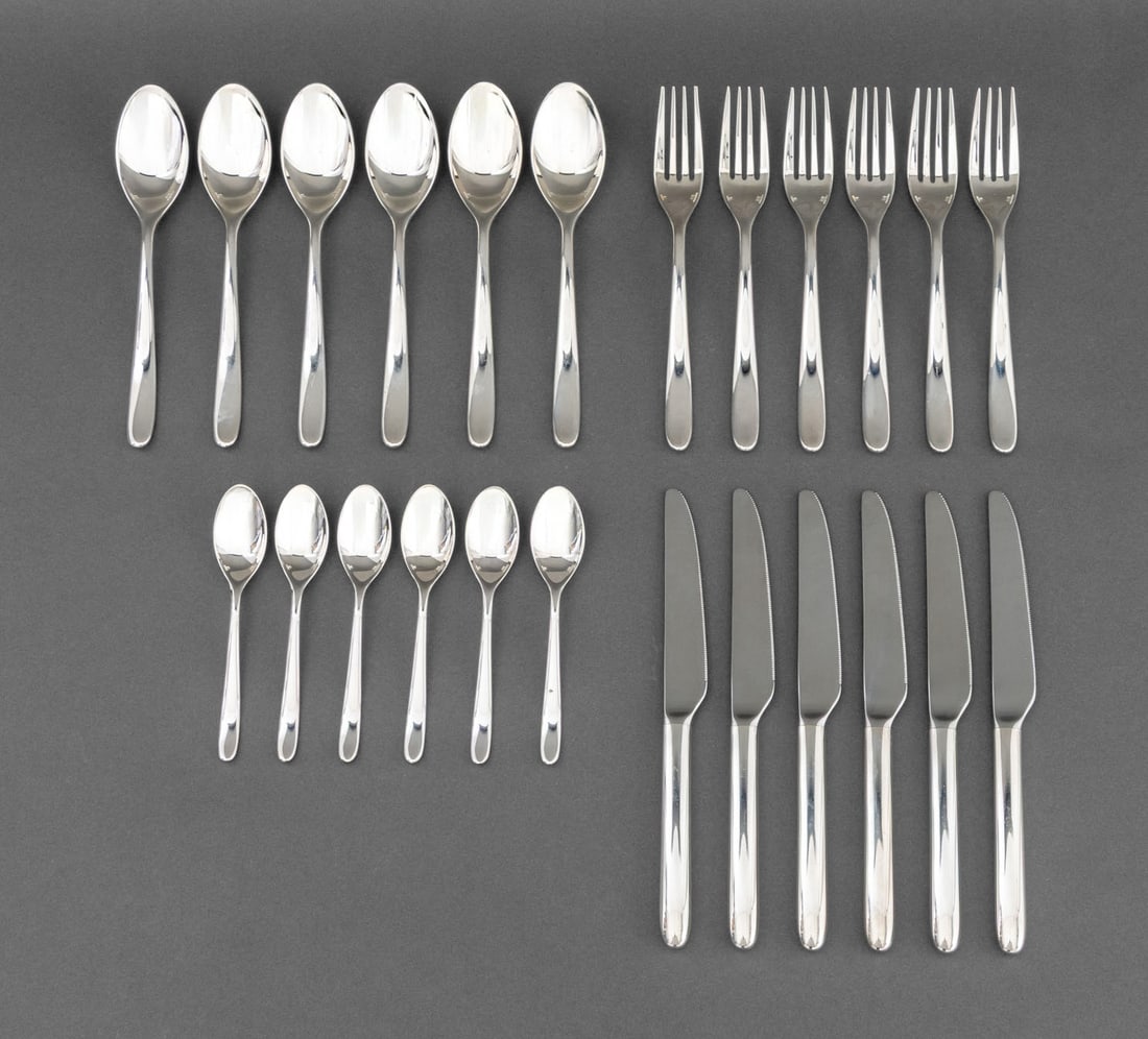 Christofle Silver Plate Flatware Set for 6 (1 of 10)