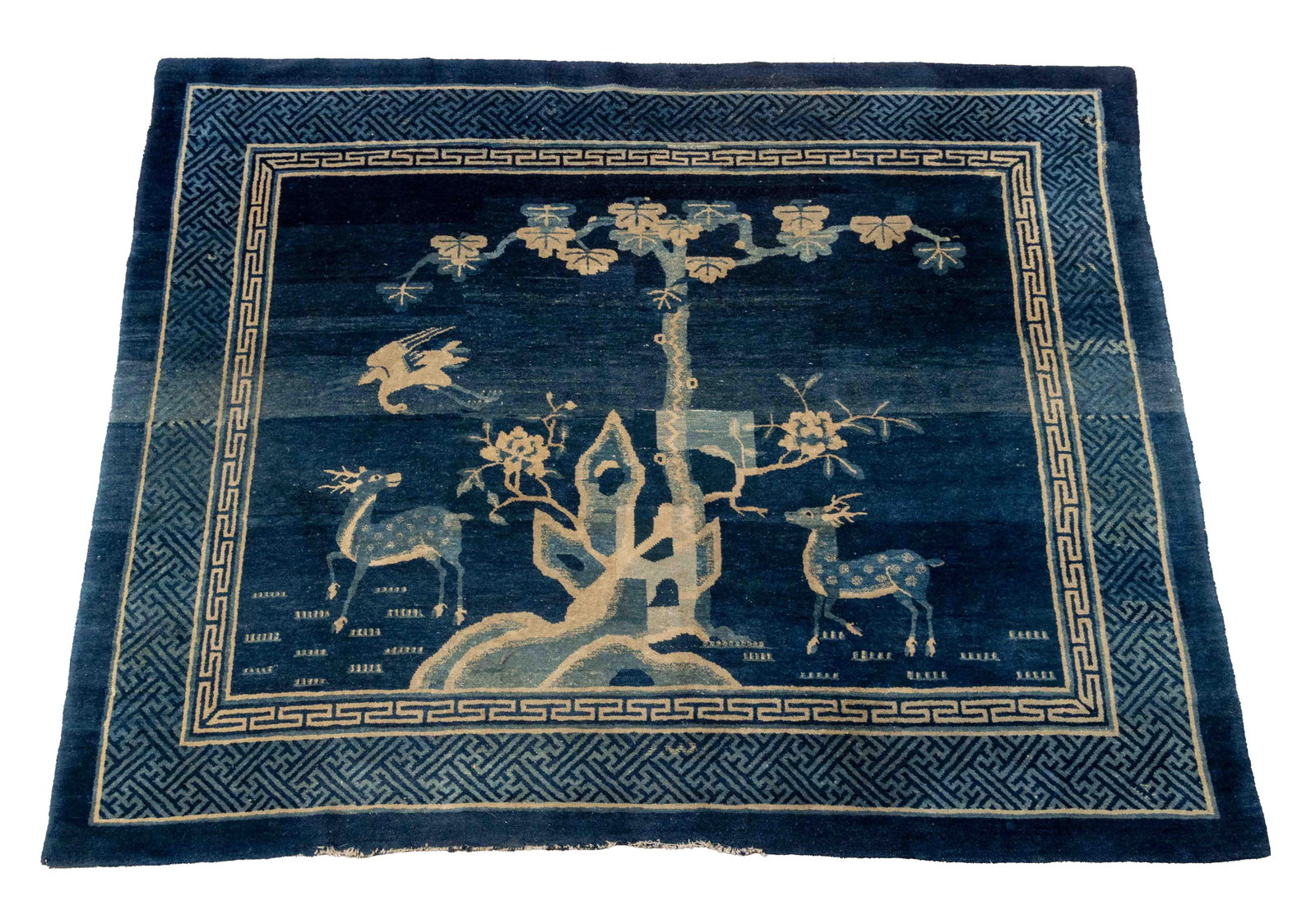 Chinese Peking Pictorial Rug, 6' x 7' 4.5" (1 of 10)