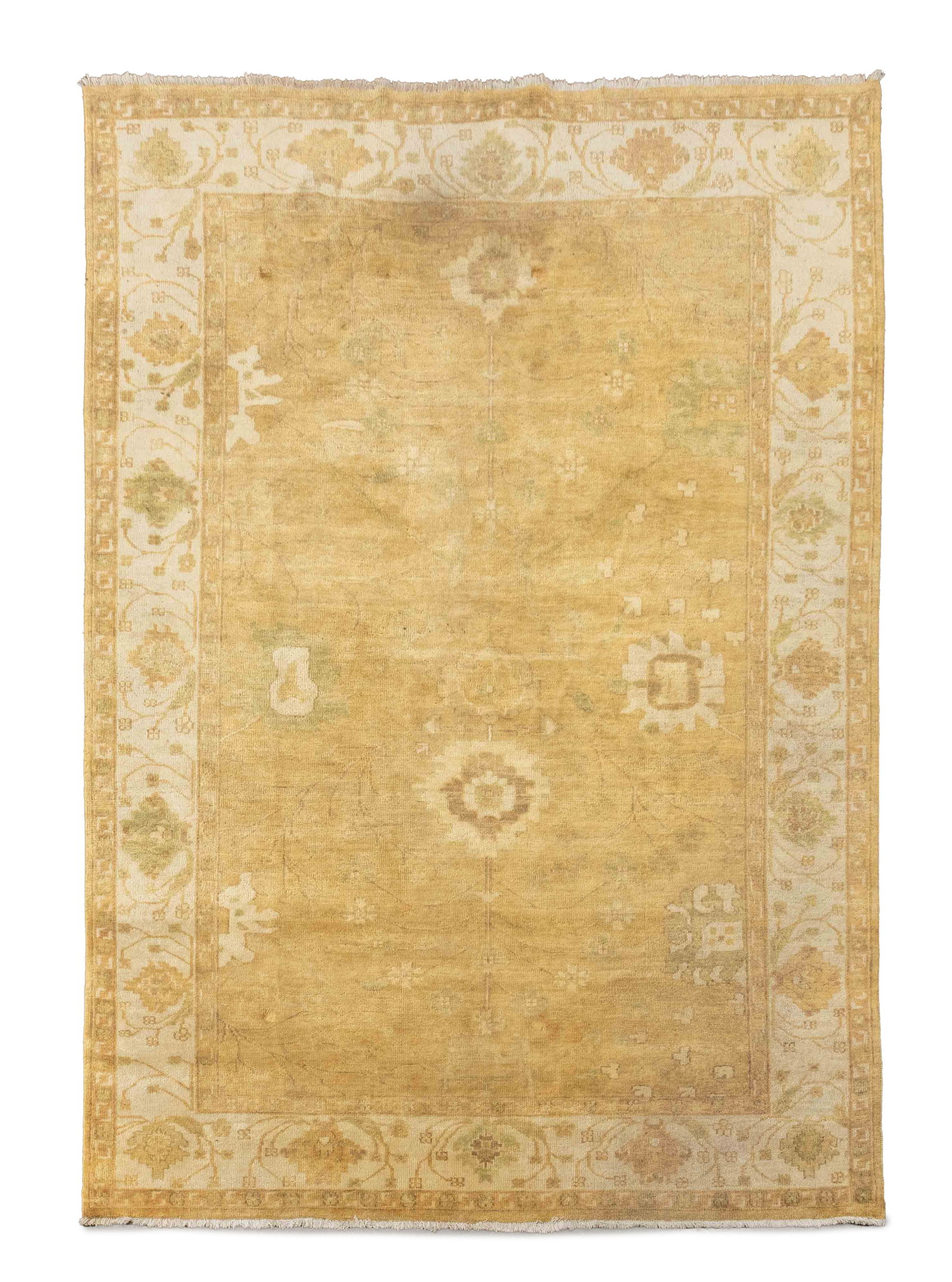 Turkish Oushak Style Rug, 8' 9.5" x 6' 3.5" (1 of 7)