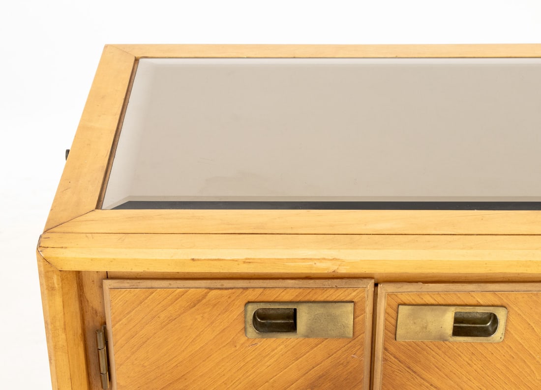 Stanley Furniture Modern Mahogany Bar Cabinet - 4