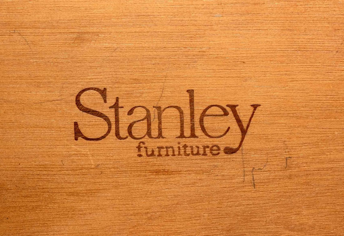 Stanley Furniture Modern Mahogany Bar Cabinet - 9