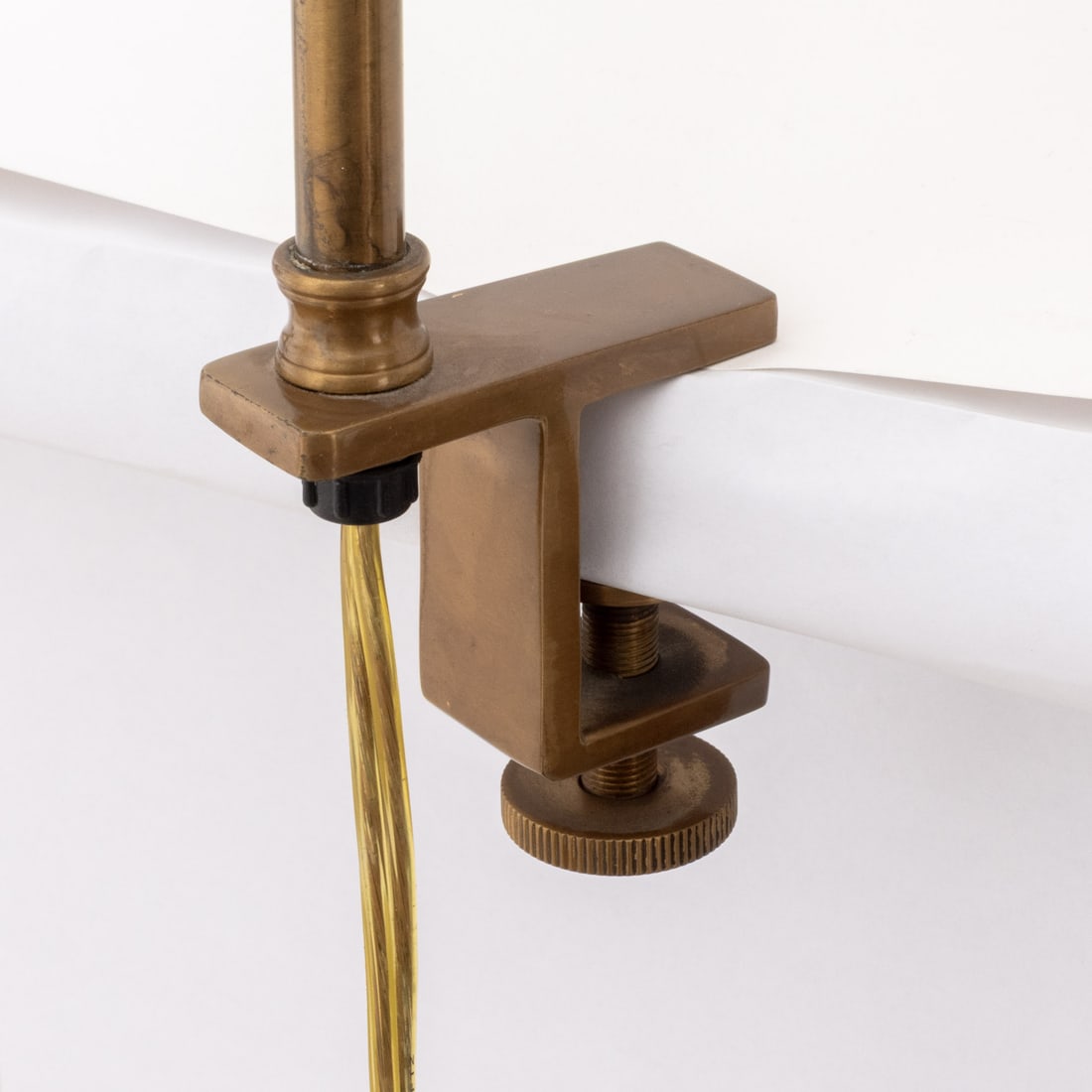 Modern Arc Form Brass Table Lamp - 5