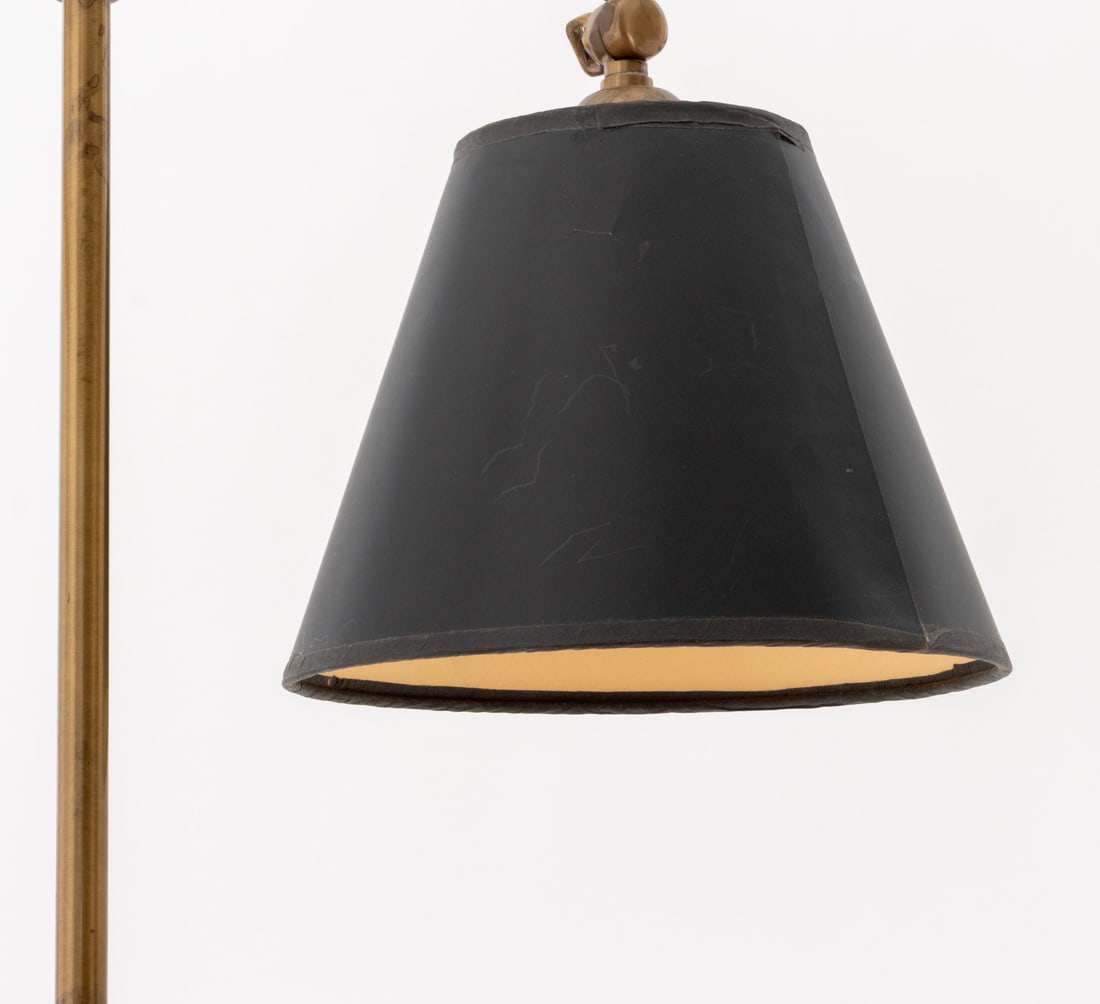 Modern Arc Form Brass Table Lamp - 6