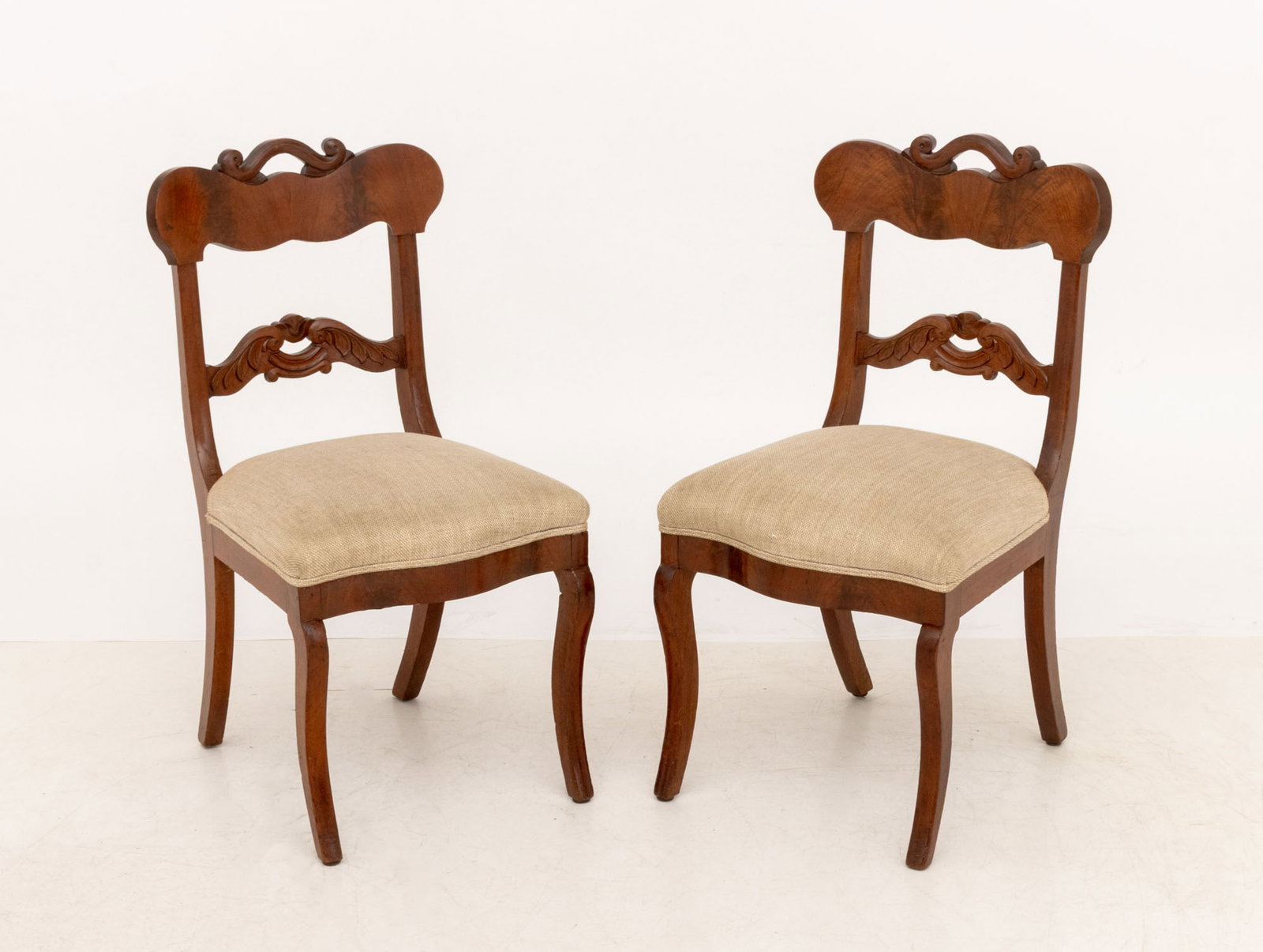 American Classical Style Mahogany Chairs, Pair - 3
